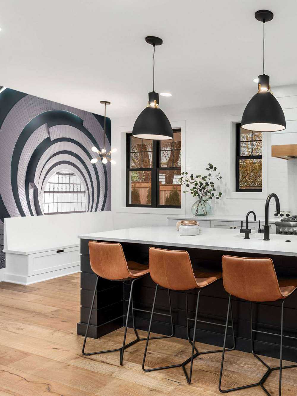 Concentric harmony in beige