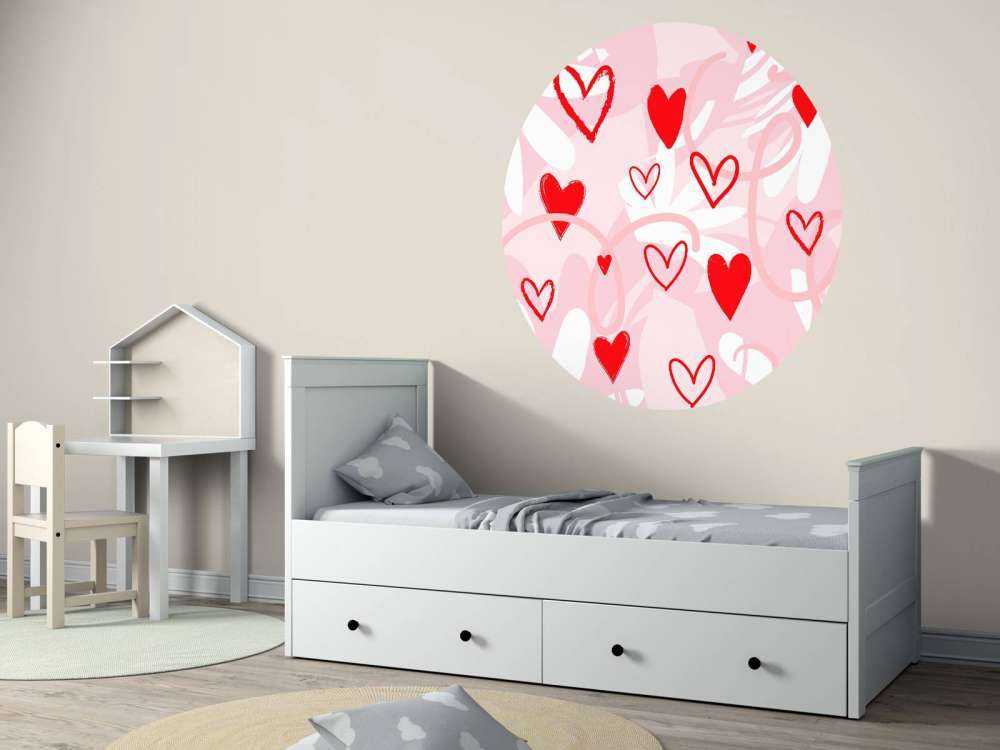 Speelse rode hartenzee