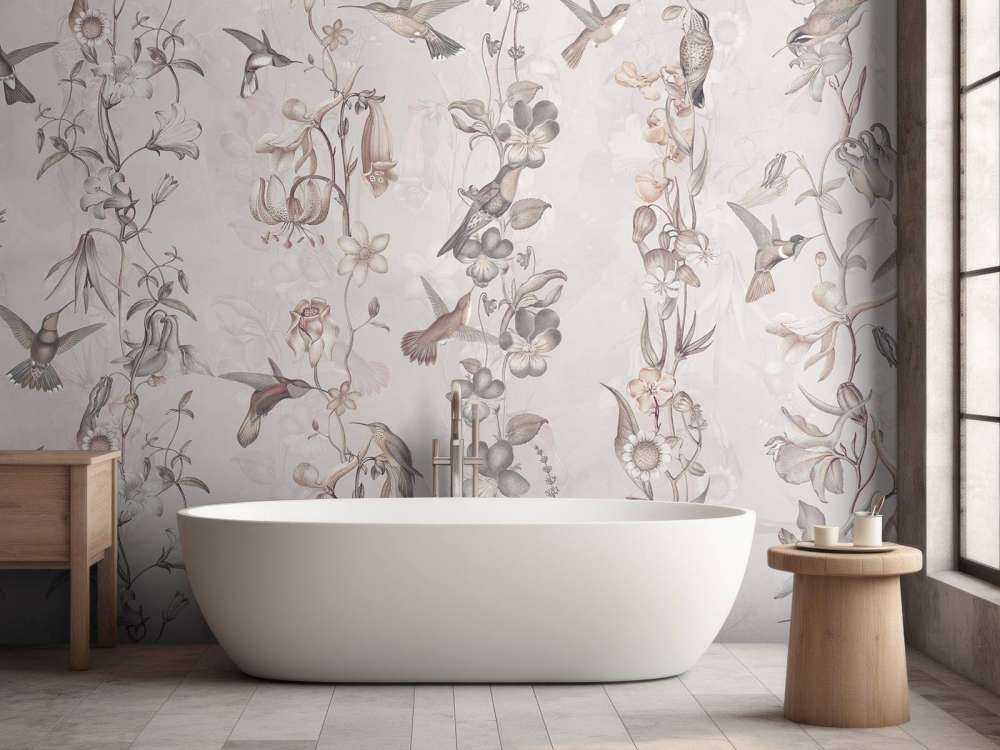 Weadow and Garden Flowers Light Yellow