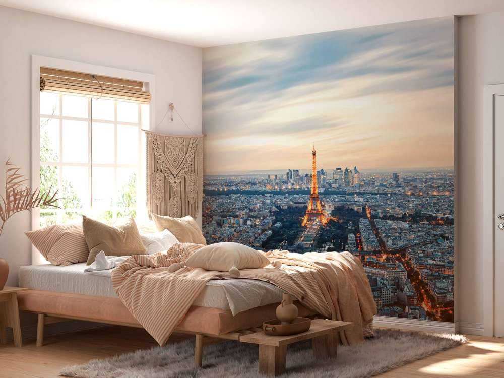 Avondlicht over Parijs panorama