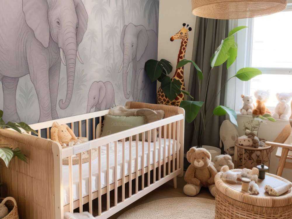 Olifantenfamilie in de jungle