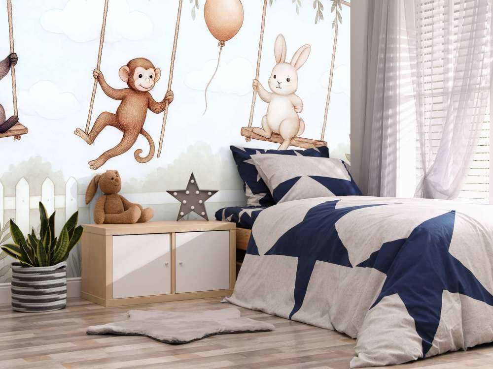 Schommelpret met bosvriendjes