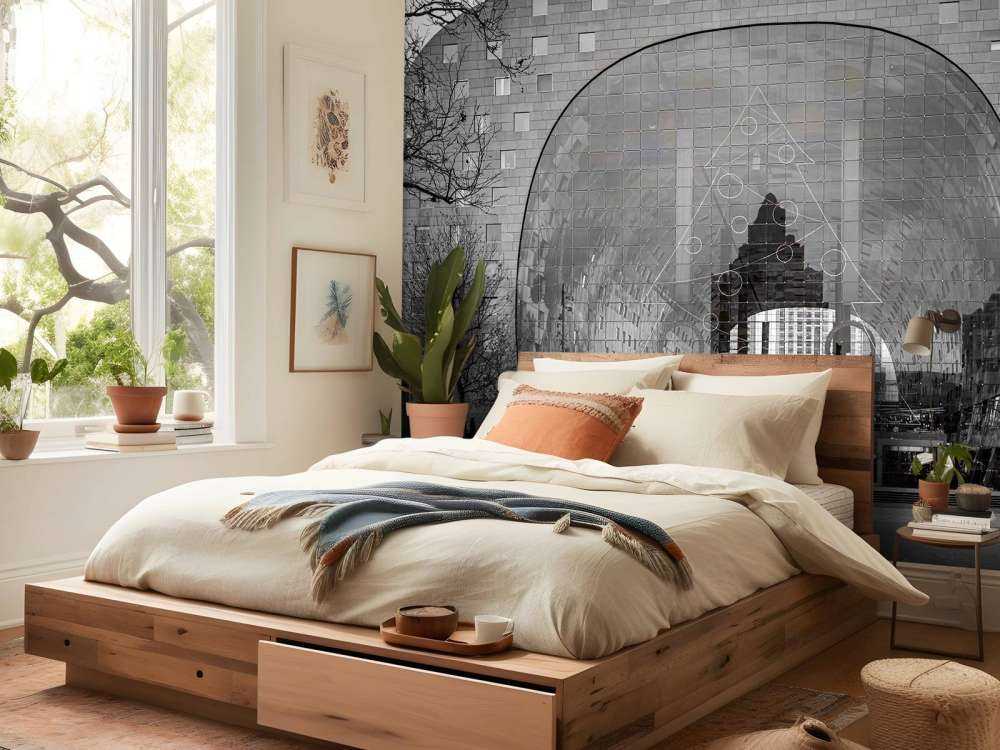 Markthal Reflecties in Monochroom