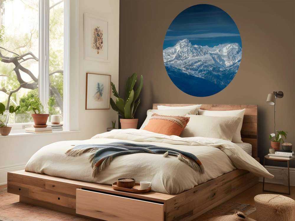 Winterlicht op alpentoppen