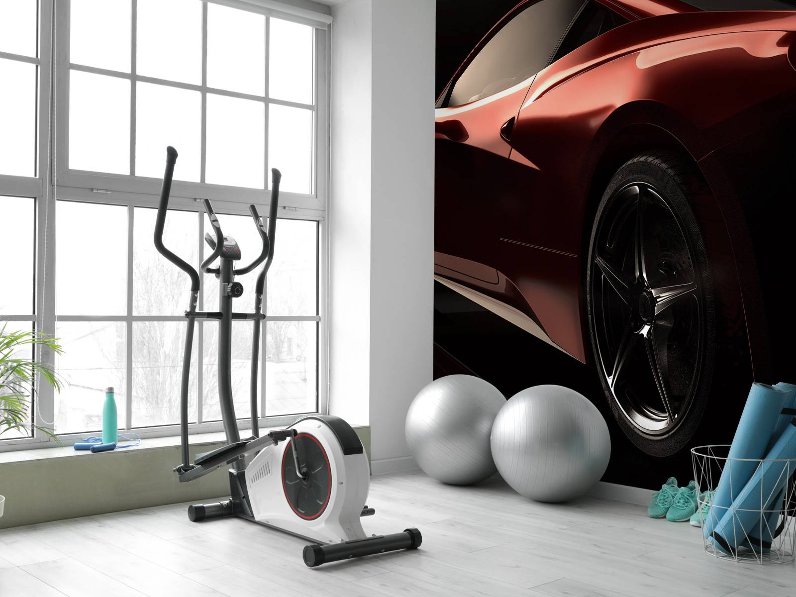 Rode sportauto
