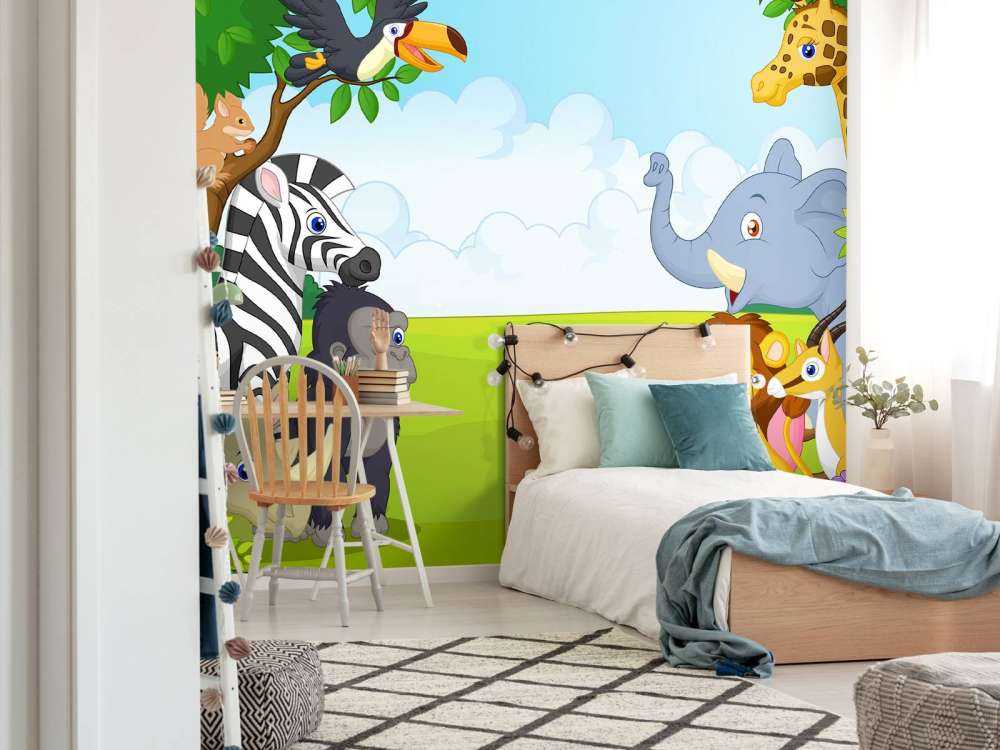 Wilde dieren in de jungle