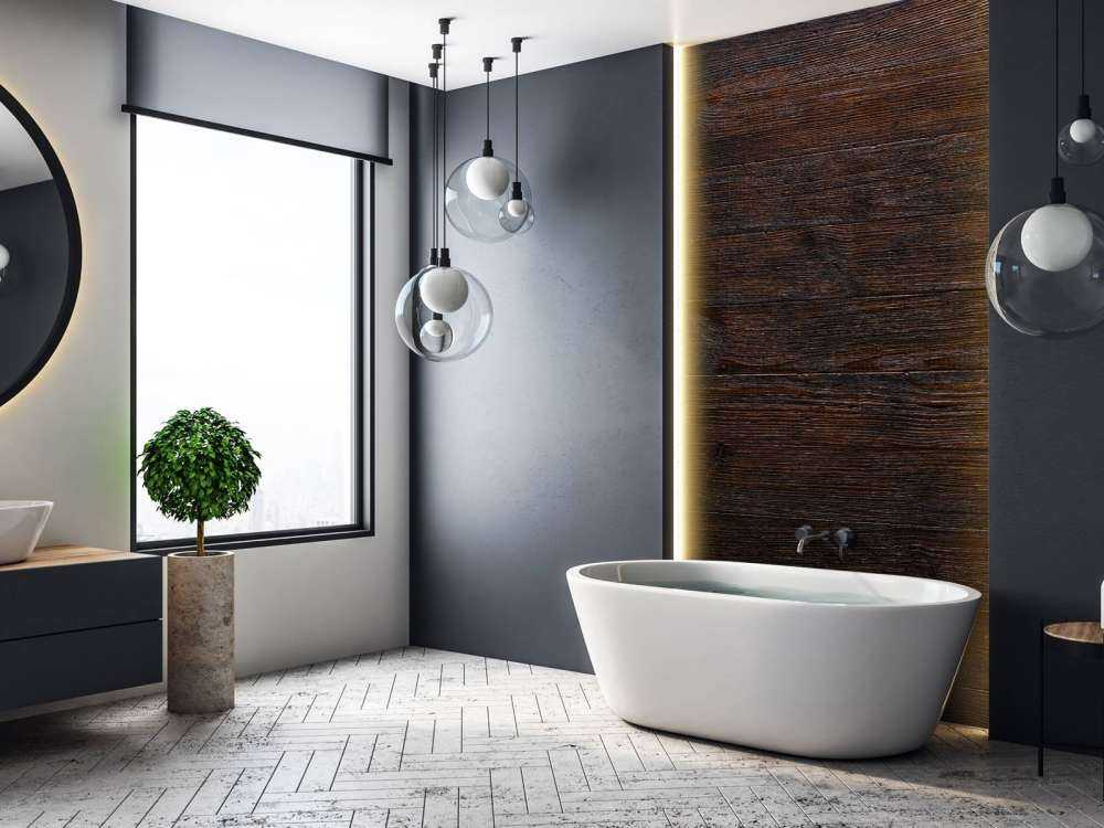 Donkere houten planken