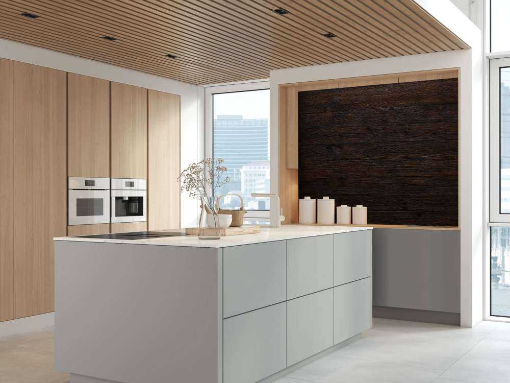 Donkere houten planken