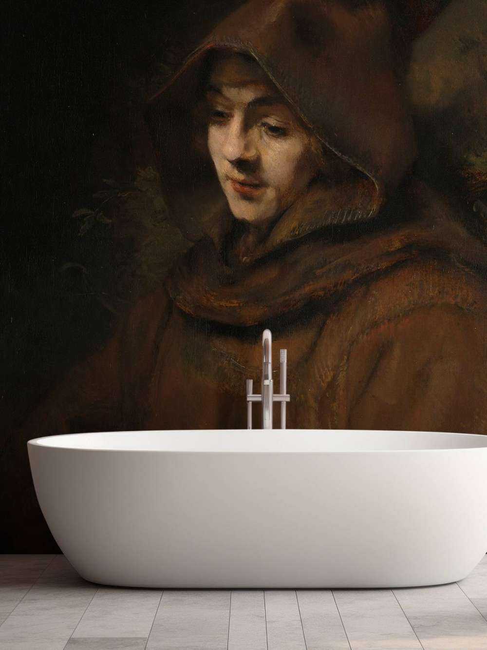 Rembrandts zoon Titus in monniksdracht