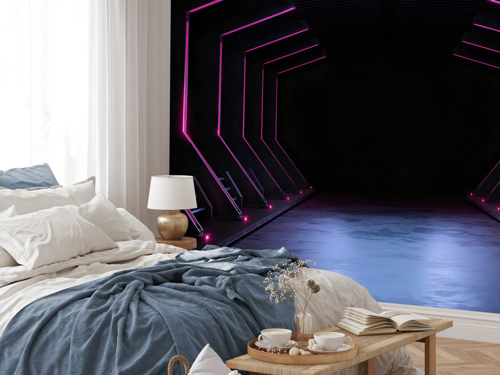 Lichtgevende 3D hal
