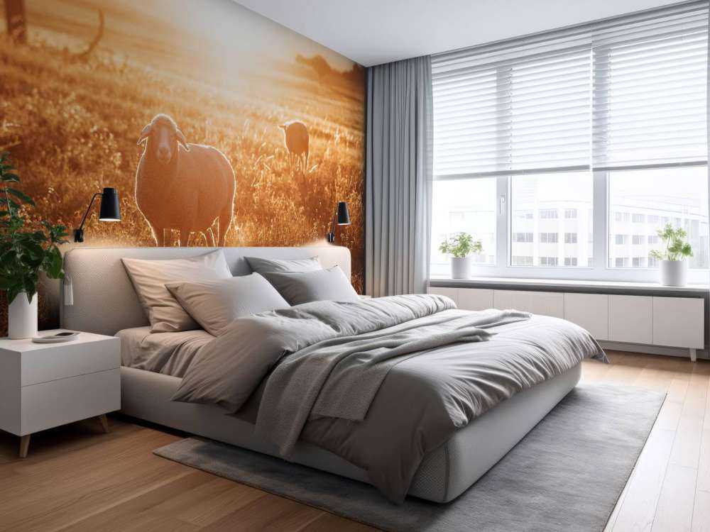 Schaap in prachtig weiland