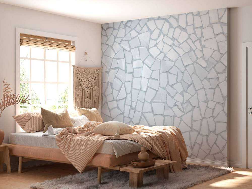 Lichte mozaïek steentjes