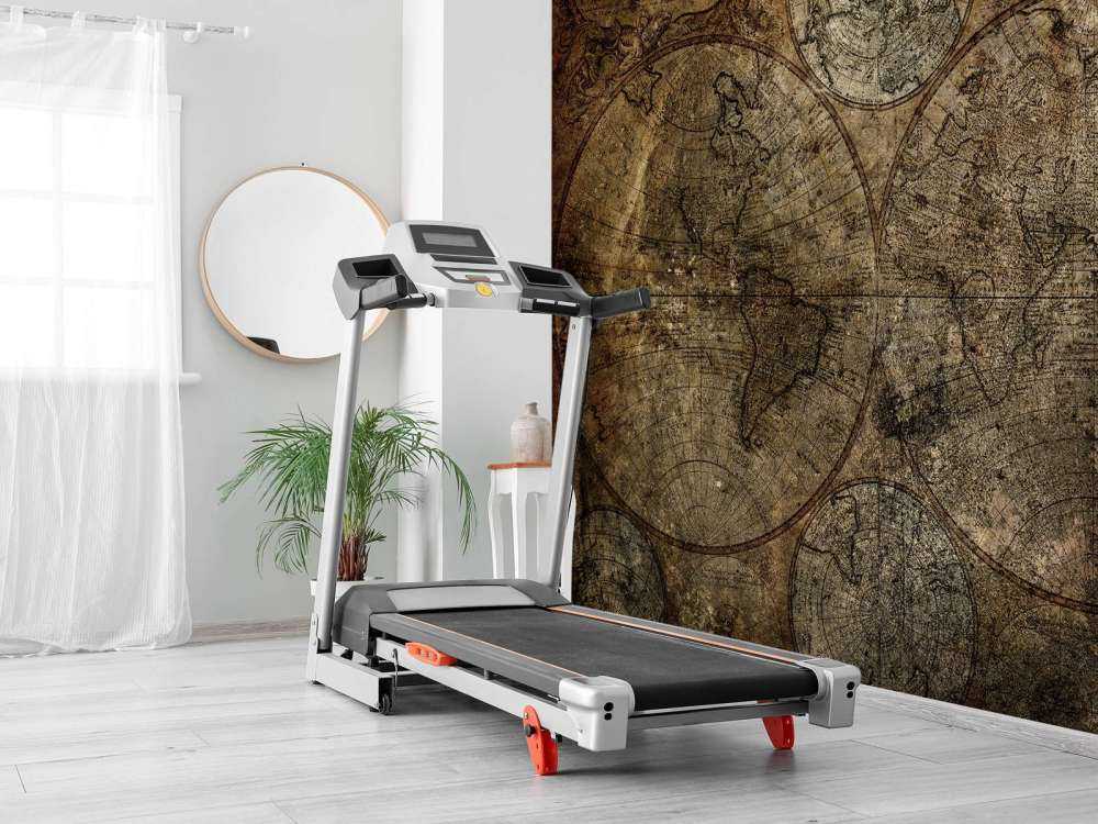 Oude verschroeide wereldkaart