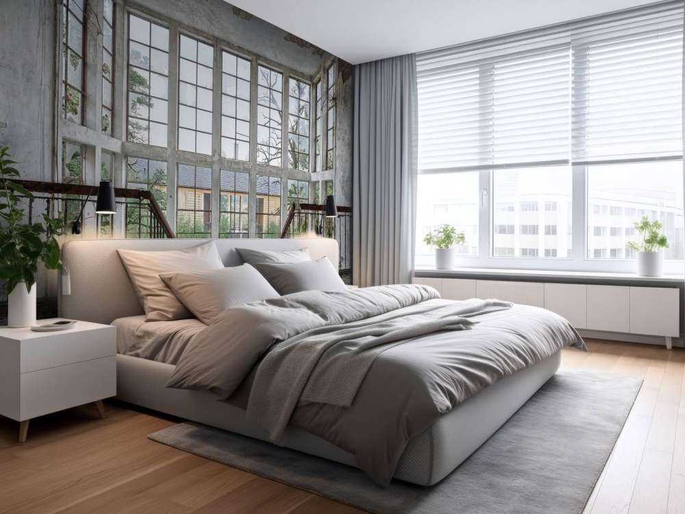 Trap in verlaten gebouw