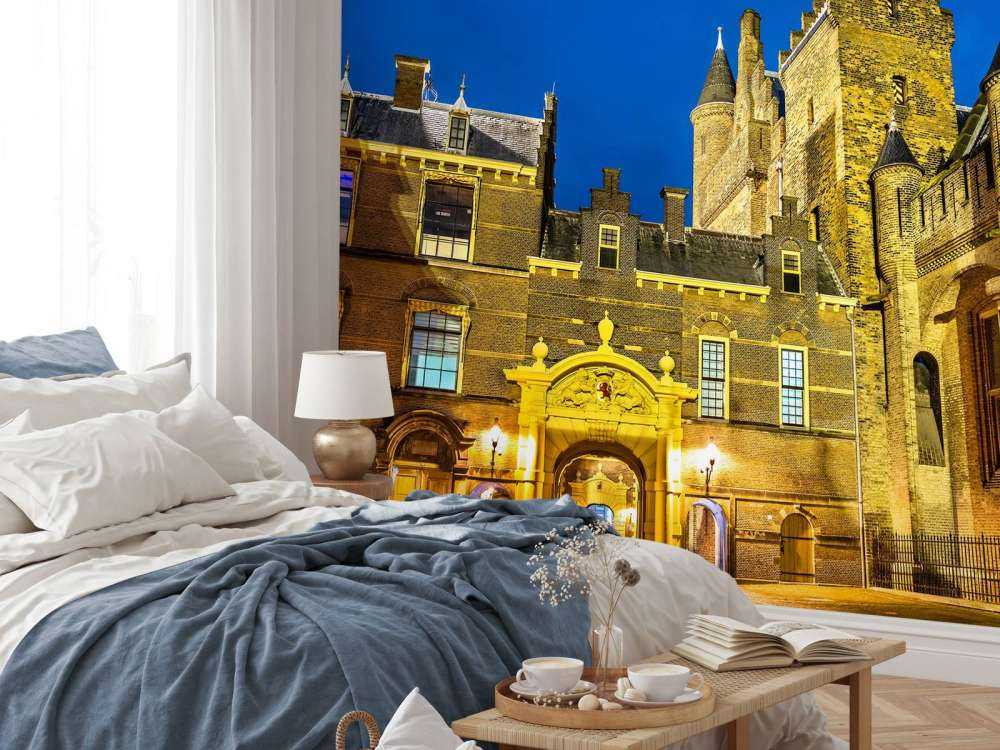 Het Binnenhof in de avond