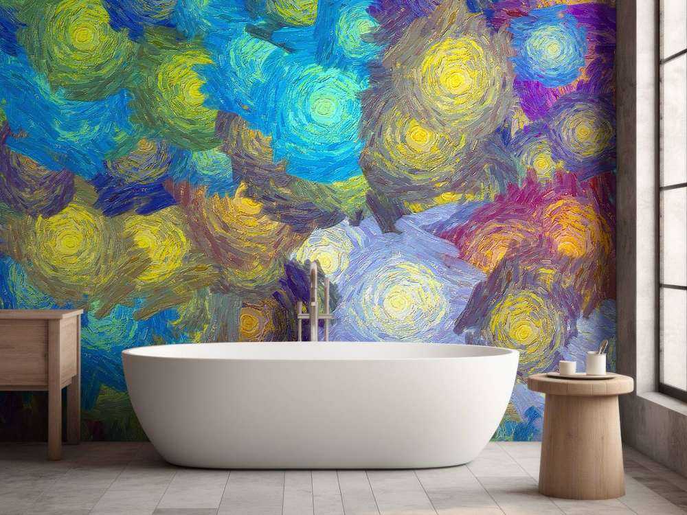 Abstracte bloemen patroon