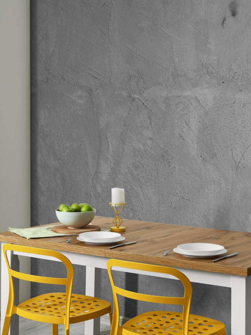 Grijze wand