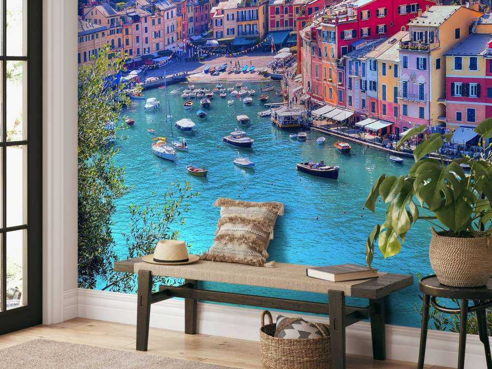 Kleine haven in Italië