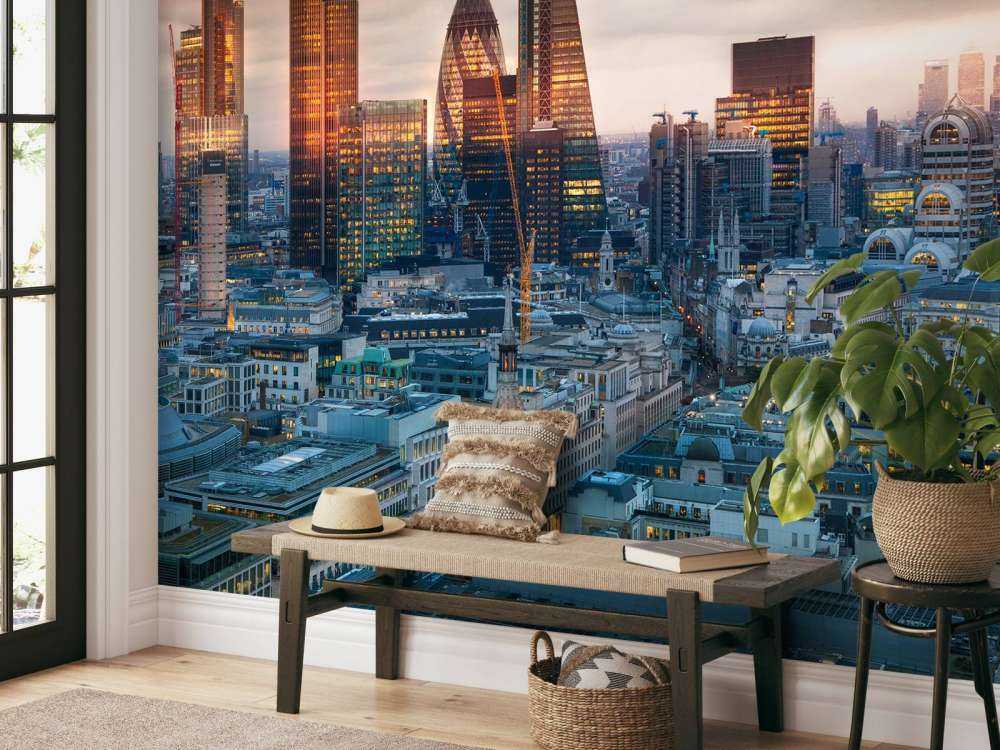 De skyline van Londen