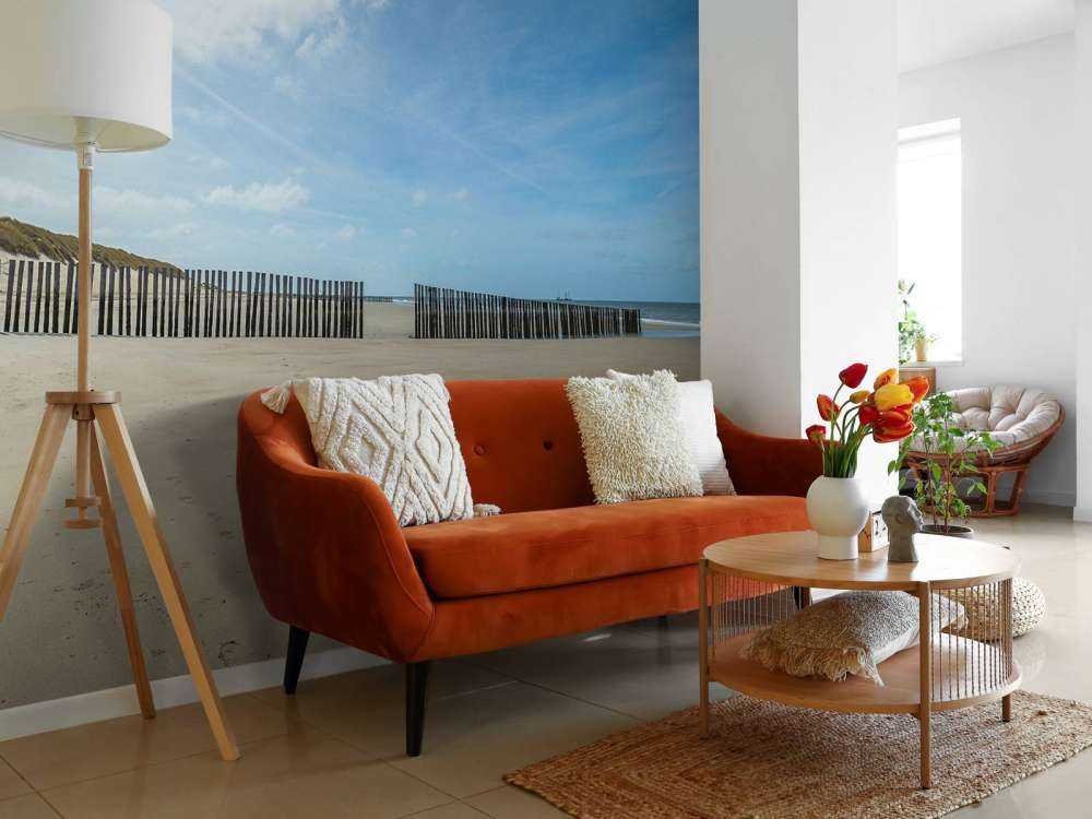 Paalhoofden bij het strand