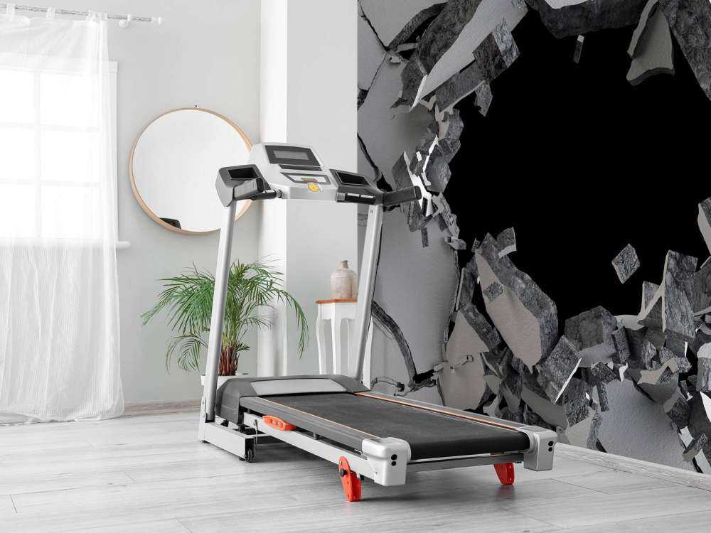 Gebarsten betonnen muur