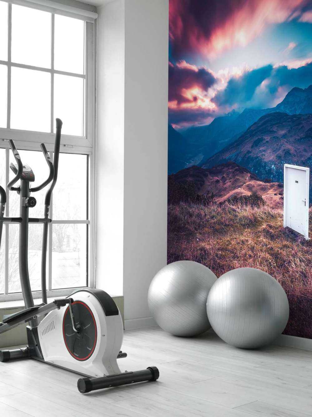 Witte Deur In Droomlandschap