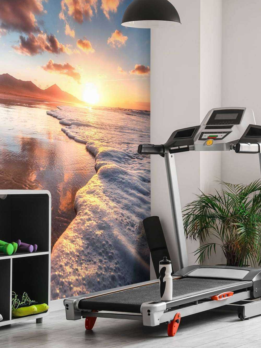 Gouden Zonsondergang Aan Zee