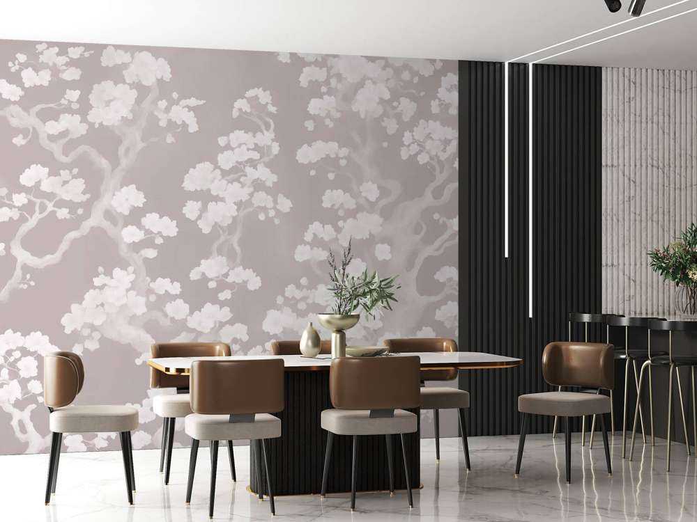 Wonderful blooming forest - pink