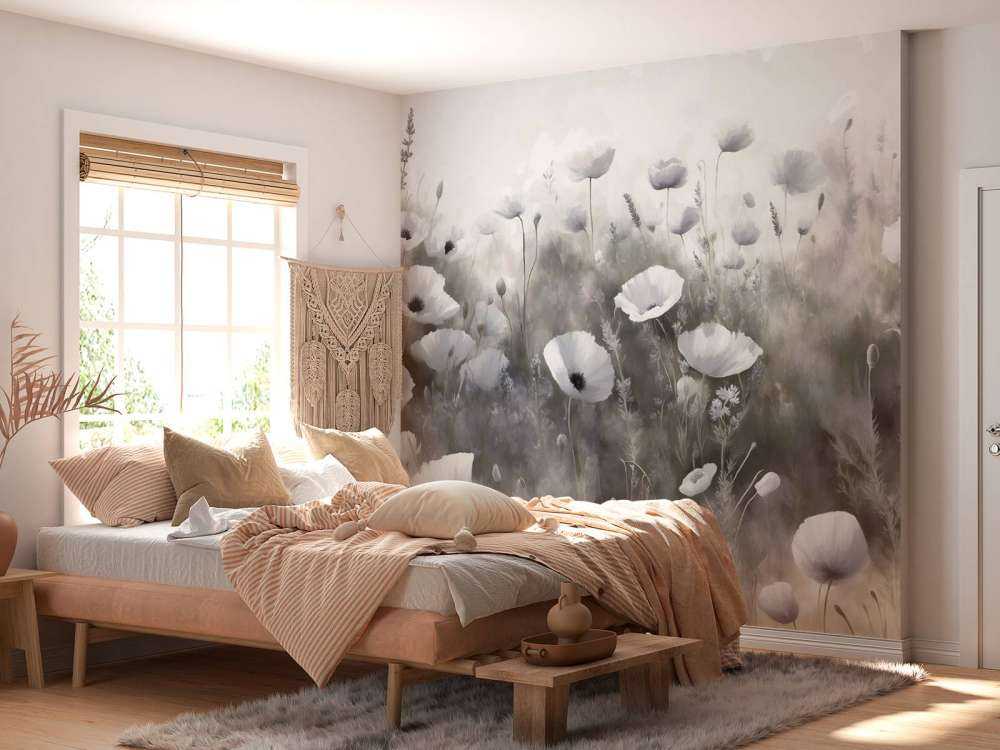 Wildflower dance - grey