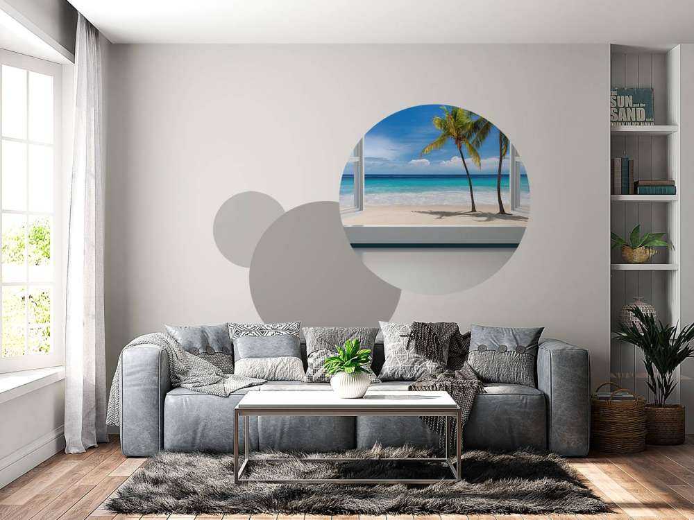 Uitzicht op tropisch strand