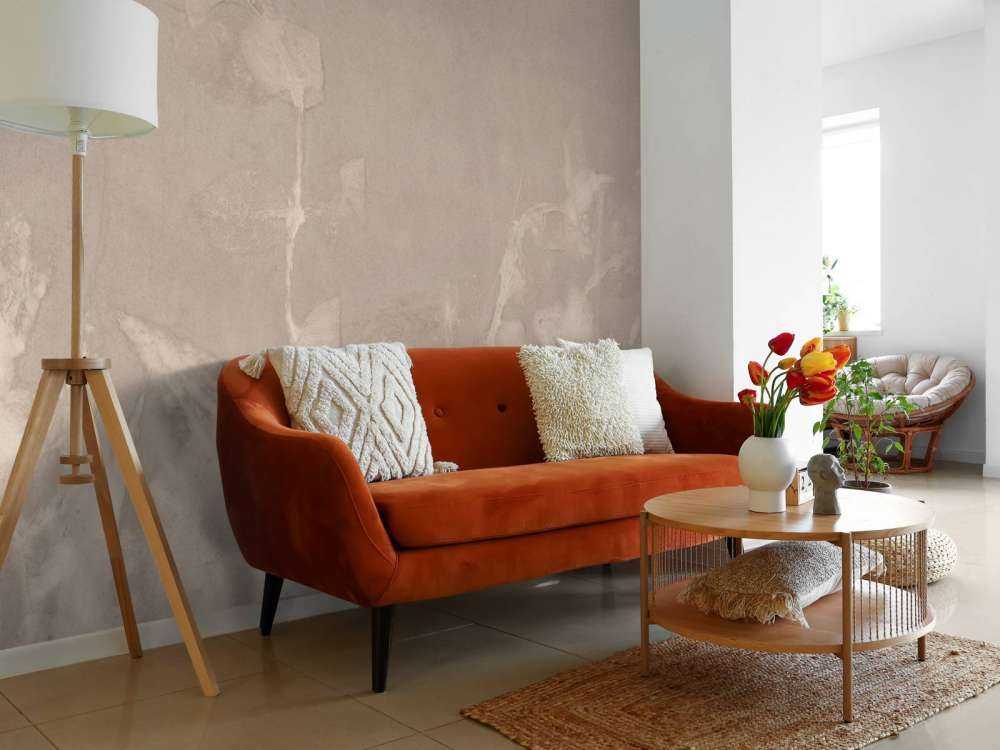 Wilde geranium en sneeuwbes - muisgrijs