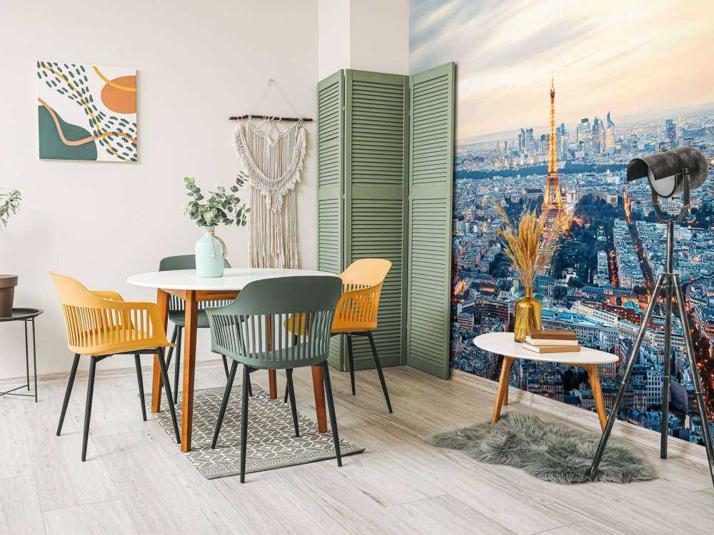 Avondlicht over Parijs panorama