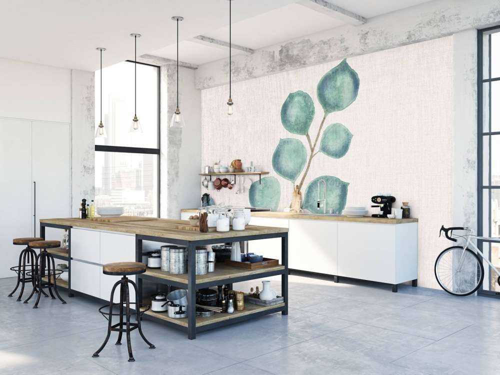 Eucalyptus in zachte aquarel