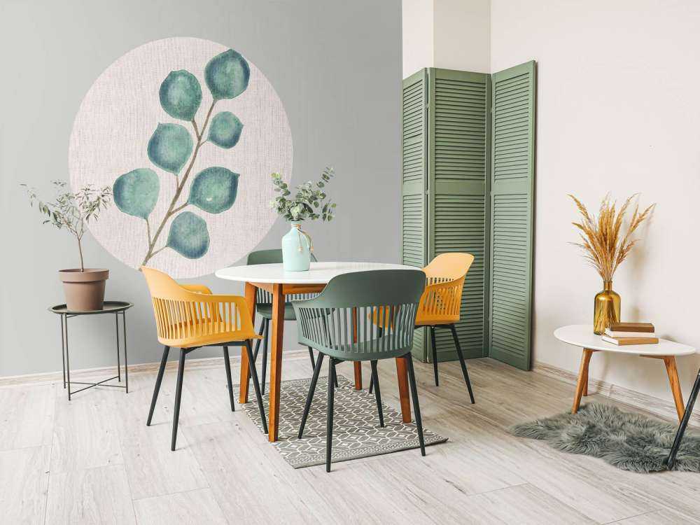 Eucalyptus in zachte aquarel