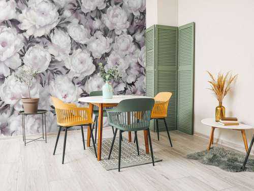 Peonie`s Wall Black