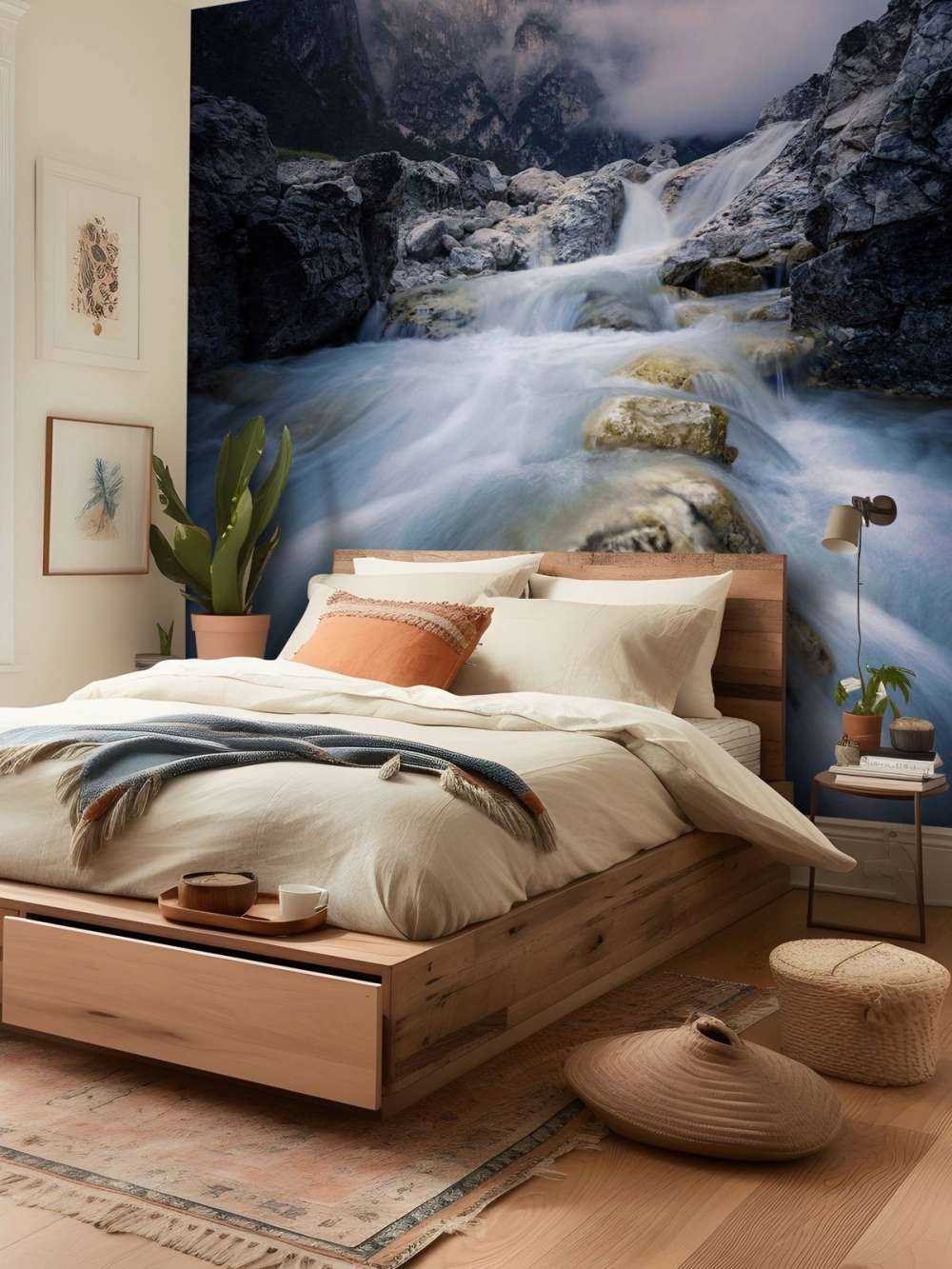 Bergstroom in de Schemering