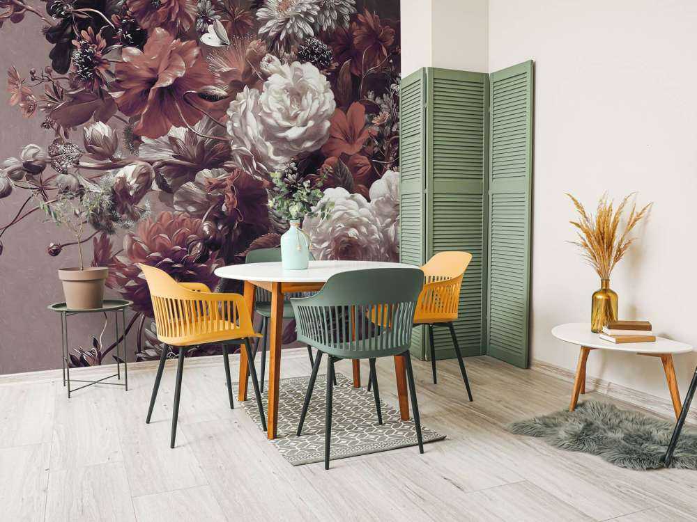 Big bouquet with poppies Orange