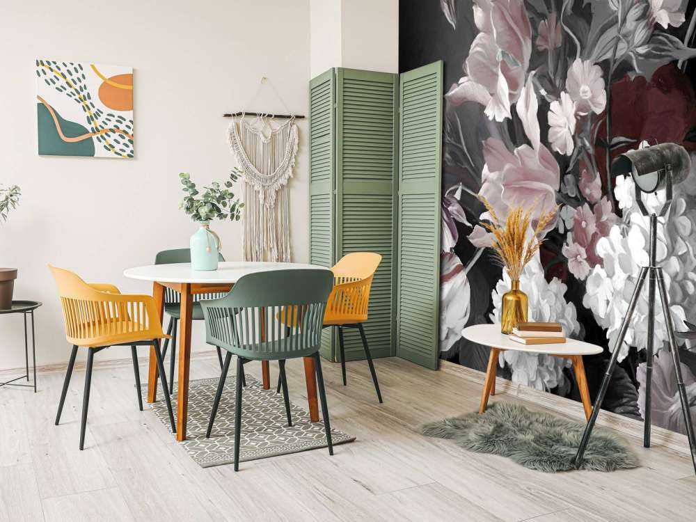 Bouquet with tulips Red