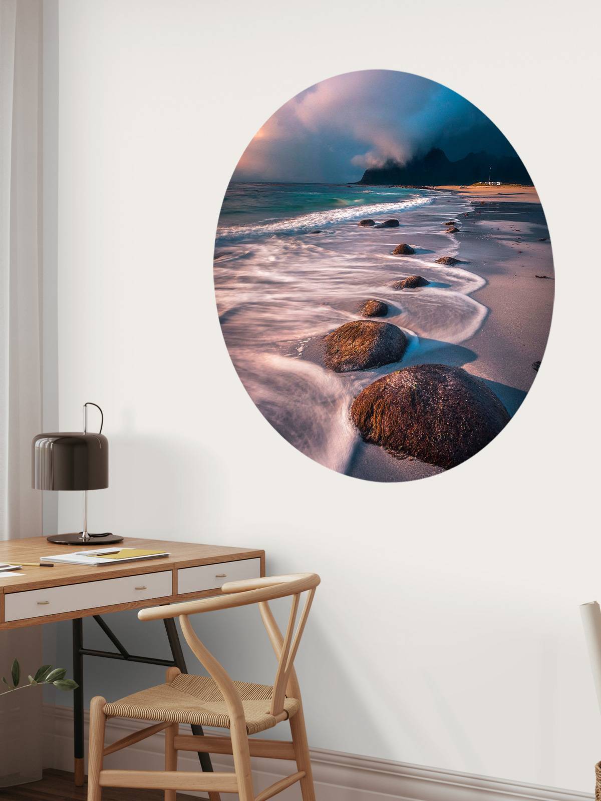 Avondgloed aan noordelijke kust