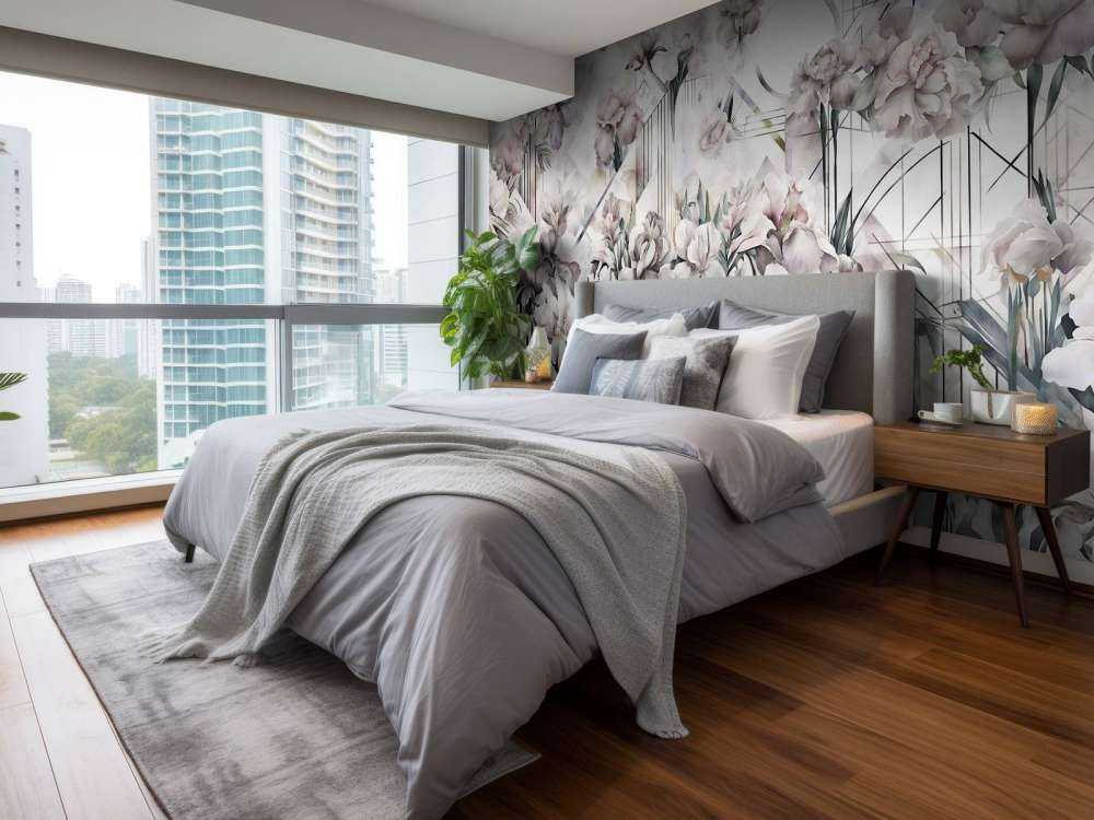 Huge Watercolor Irises Yellow