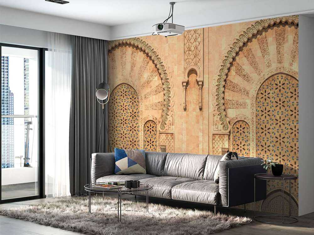 Close-up Moskee Hassan II