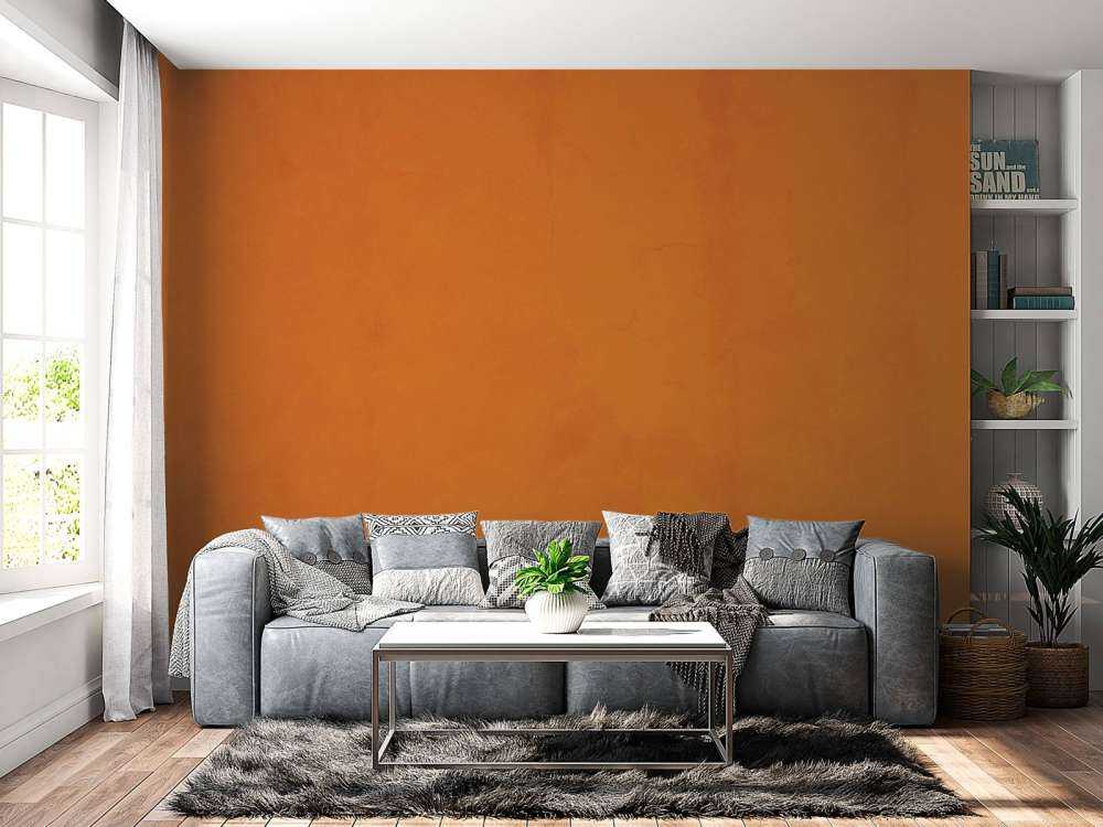 Oud oranje beton