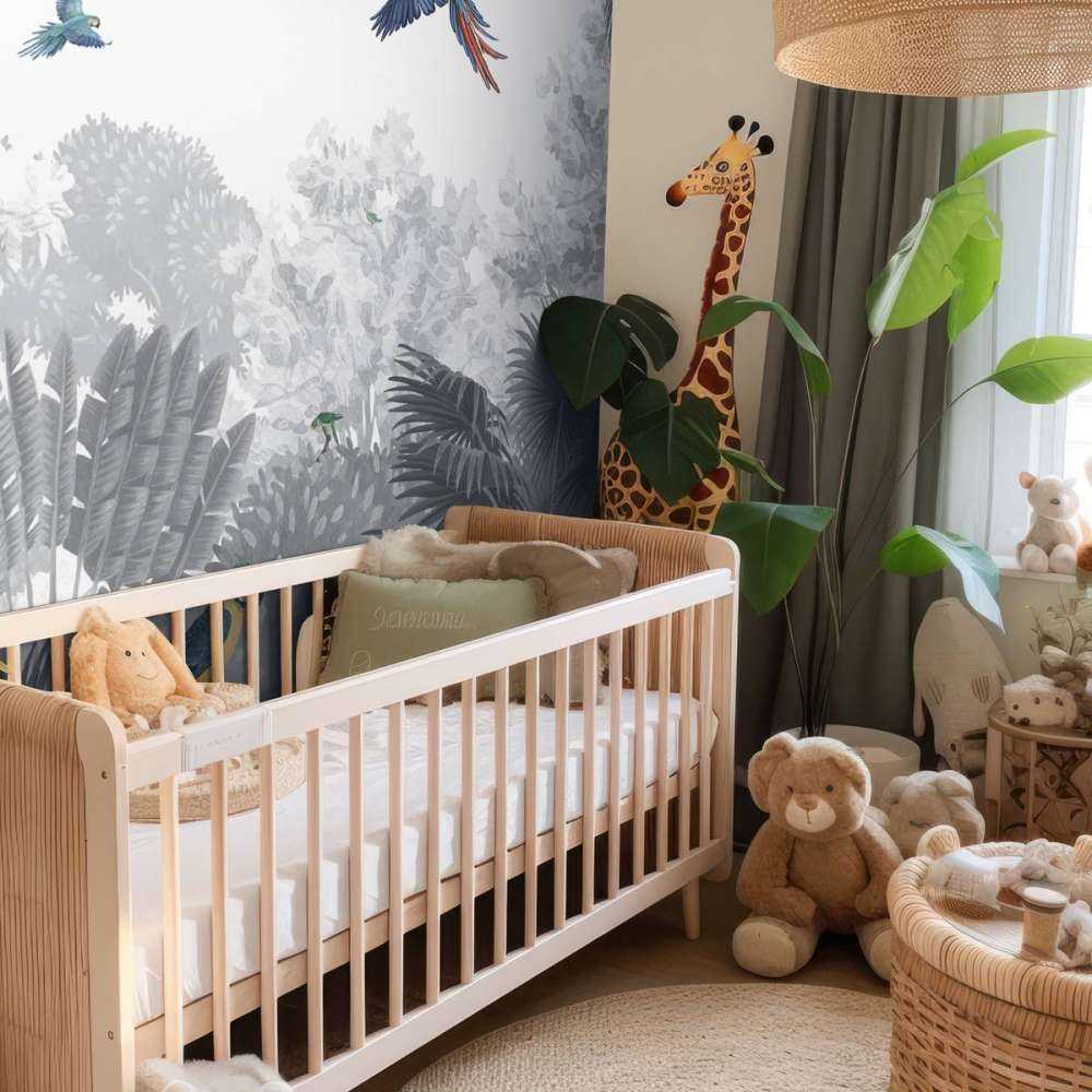 Canopy Jungle - Black and White