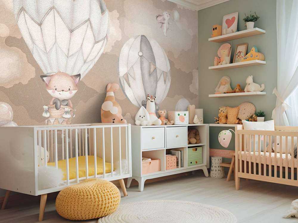 Vliegende dieren taupe