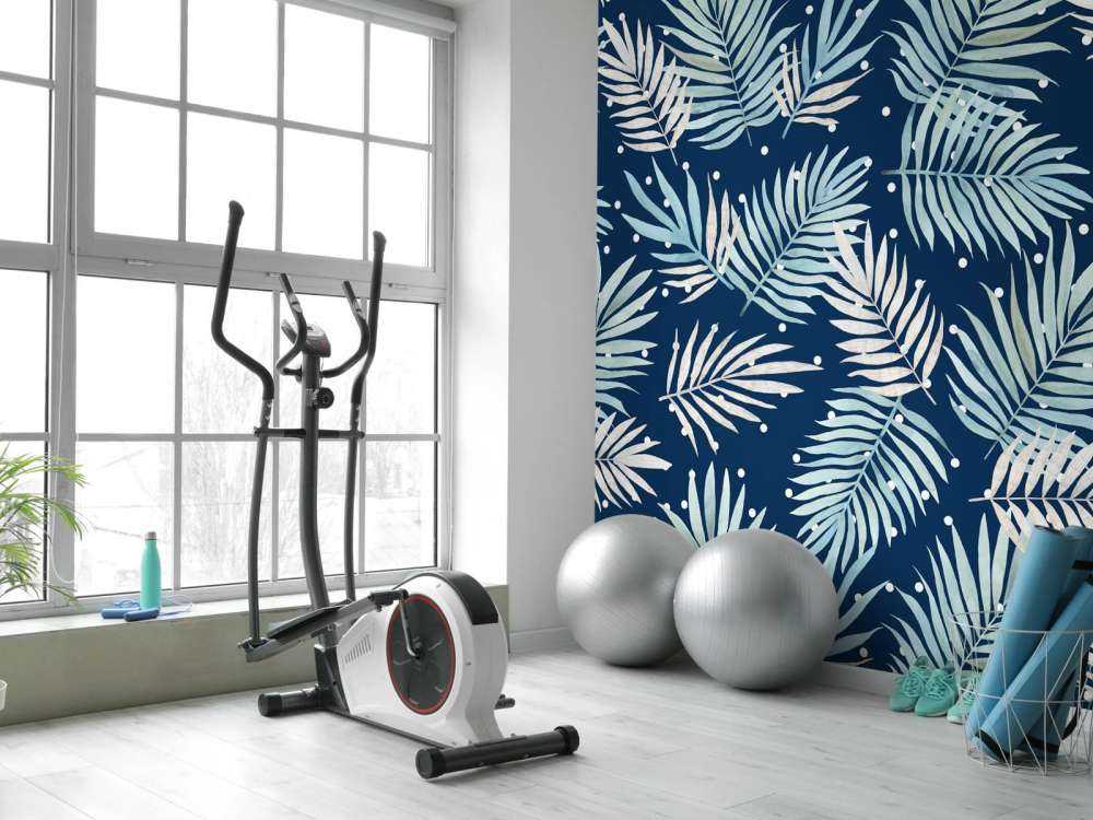 Patroon met tropische bladeren