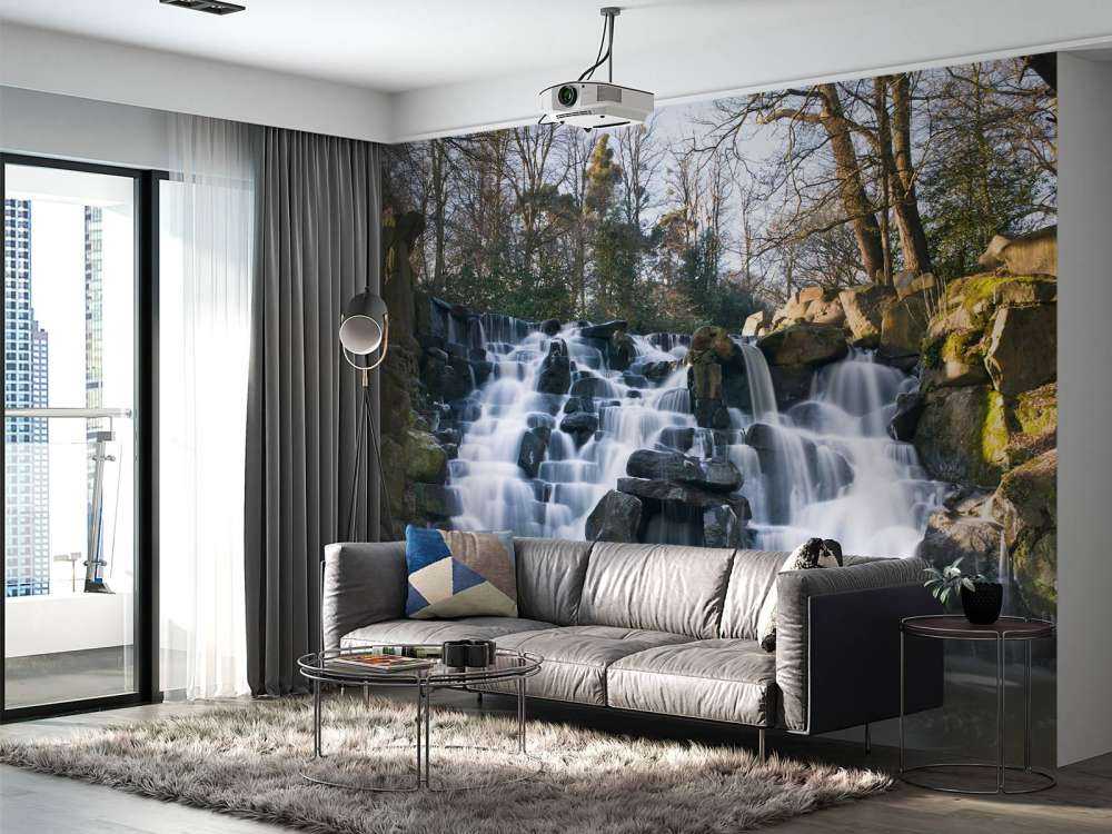 Waterval in de winter
