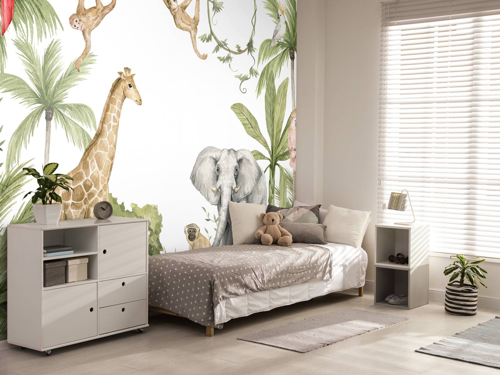 Afrikaanse dieren in jungle