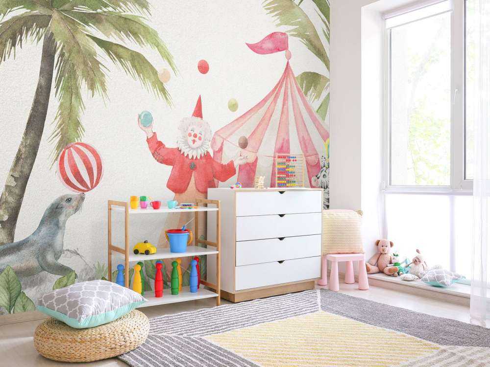 Vrolijke circus dieren