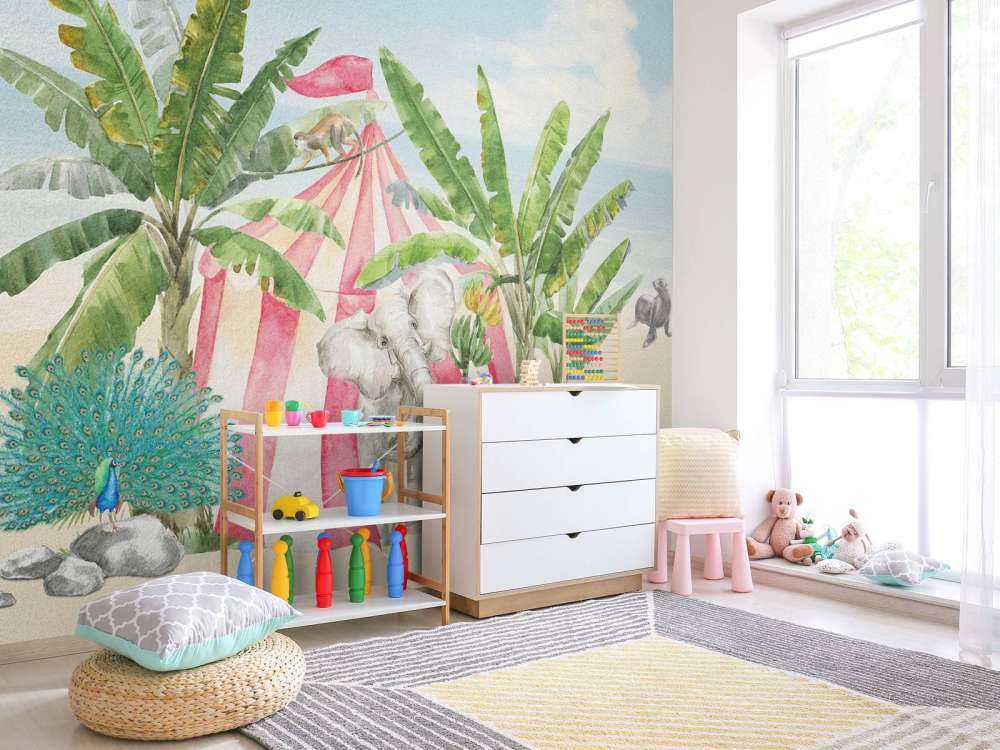 Circus op het strand