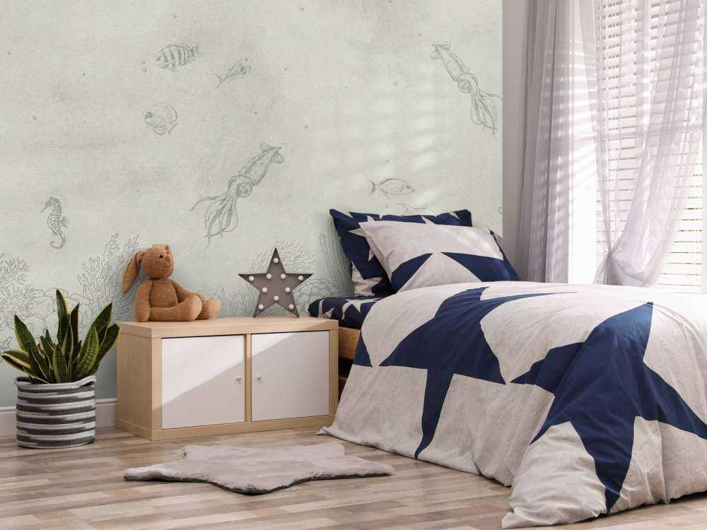 Inktvissen zee groen